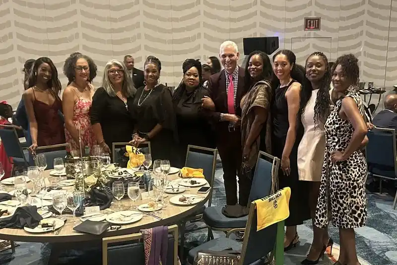 a group of people