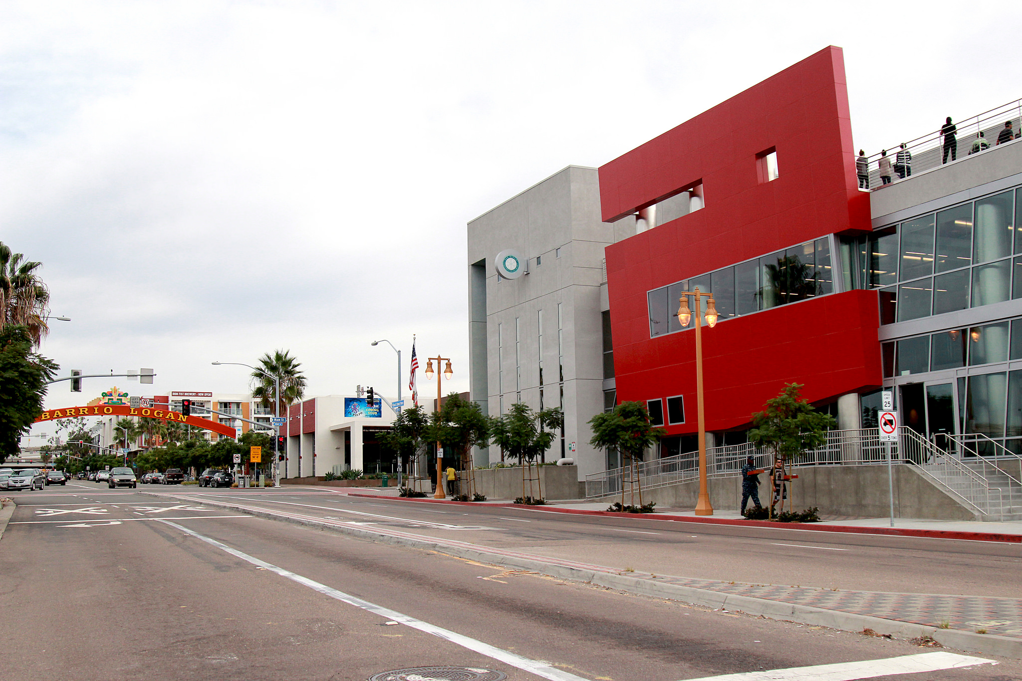 San Diego Continuing Education César E. Chávez Campus in Barrio Logan