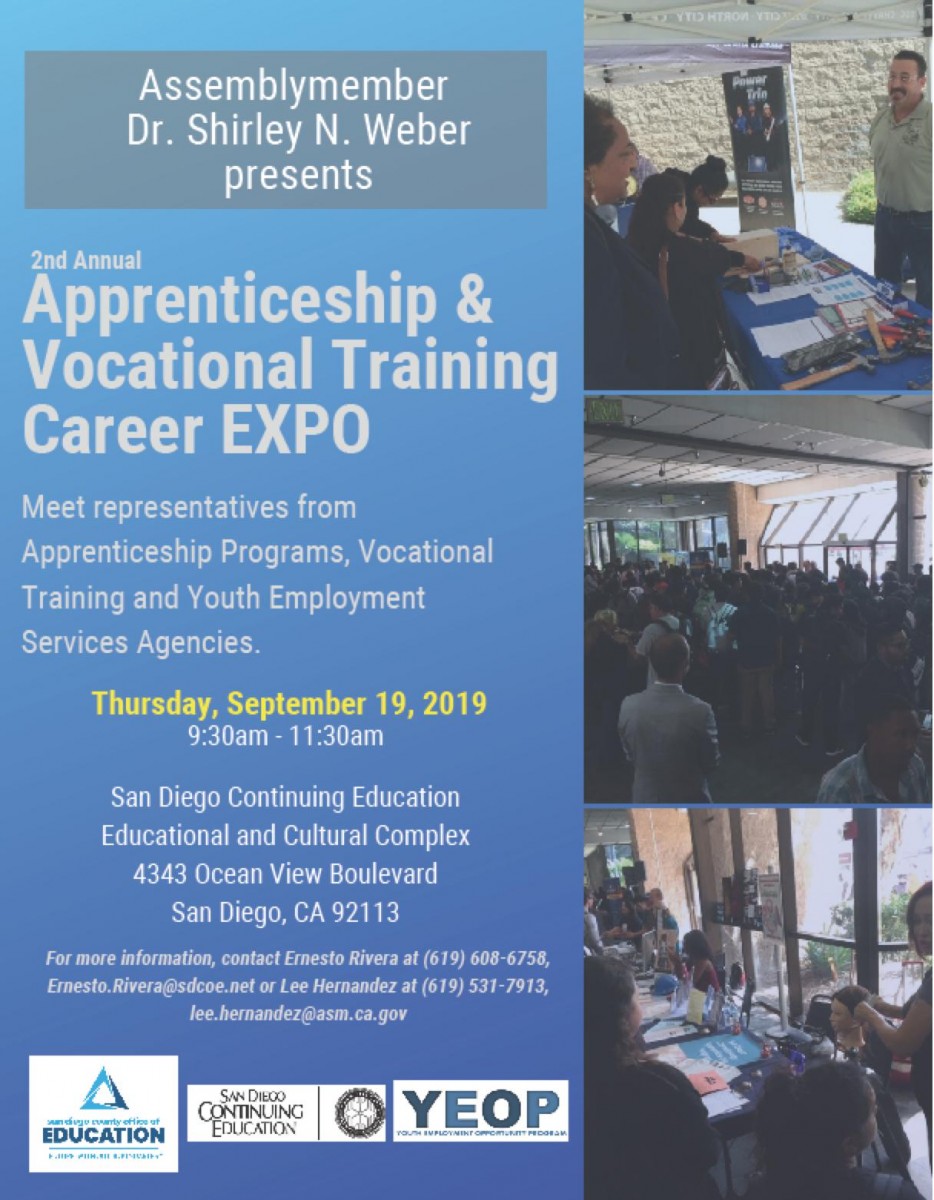 California's 79th State Assembly District Hosts Career Expo at  SDCE