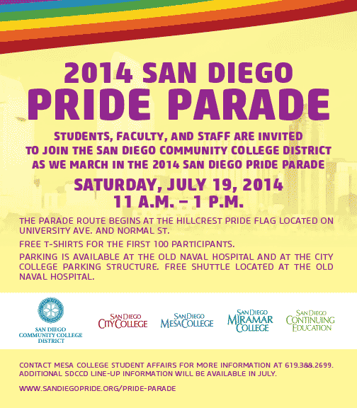 Pride Parade Flyer