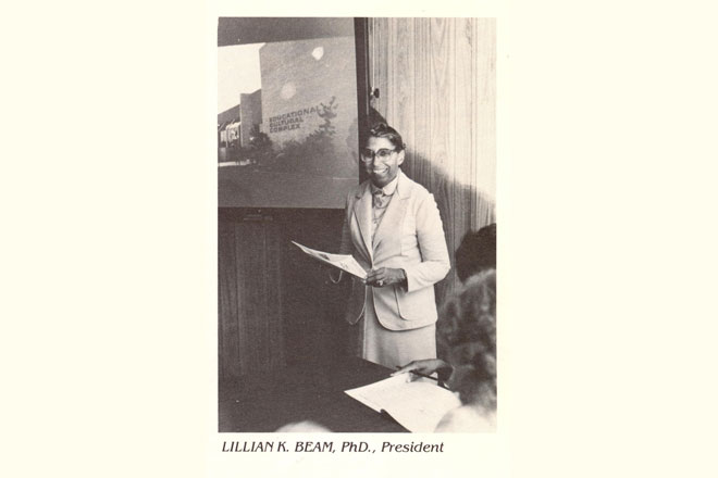 President Lillian Beam