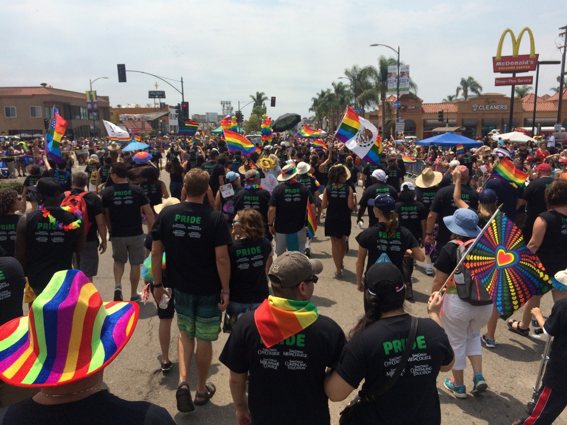Photo Courtesy of SDCCD: 2017 Pride Parade Photo Courtesy of SDCCD: 2017 Pride Parade