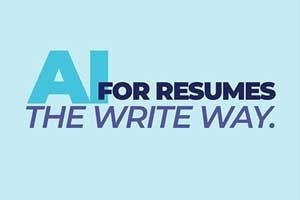 AI for resumes the write way