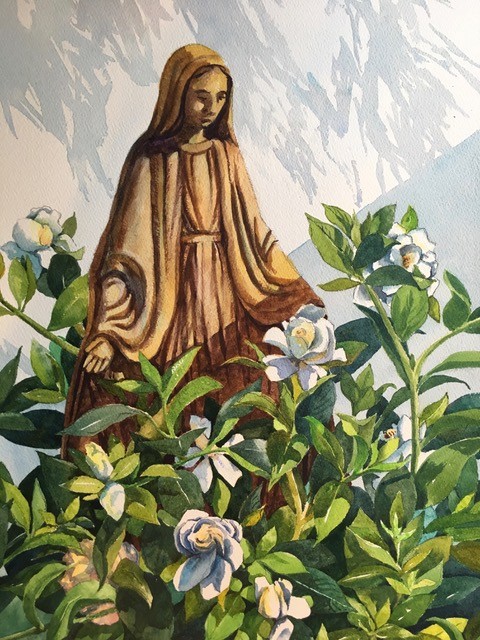 painting of the virgin mary