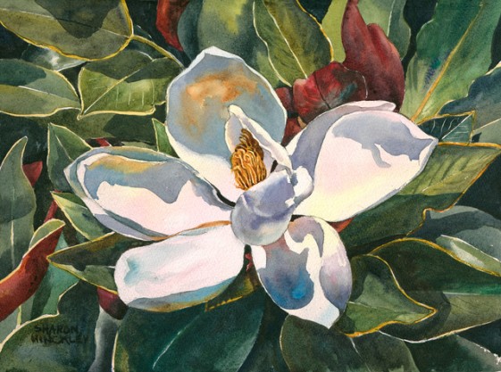 painting of a flower
