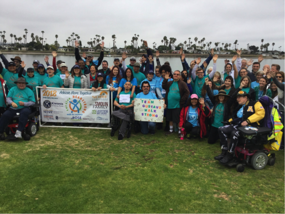 Group photo in Mission Bay ABI Walk 2018