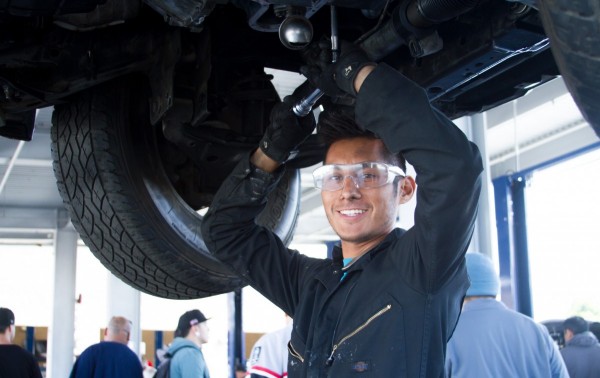 Student Humberto Perez Works Toward Auto Technician Certificate at San Diego Continuing Education