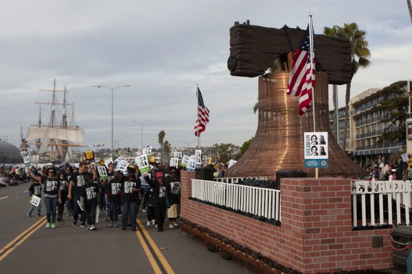 MLK Parade Float Entry Designed by San Diego College of Continuing Education’s Welding Department