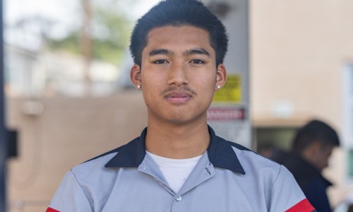 Jacob Visounnaraj, SDCCE Automotive Student and Army National Guard Member