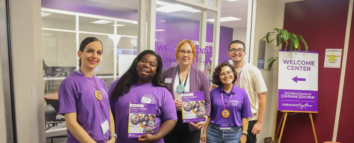 SDCCE Welcome Center staff